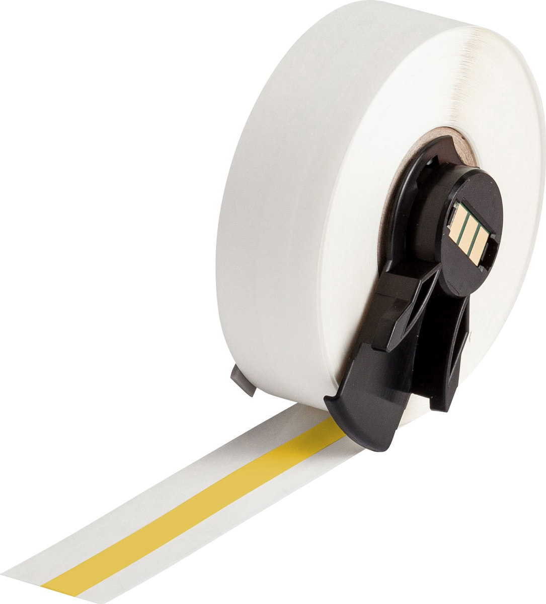 Brady M61C-250-439-YL - Label Tape, WorkHorse, Permanent Adhesive, Vinyl, Yellow Gloss, 0.25in x 50ft