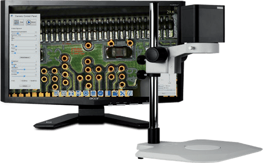 Scienscope MAC-PK1-A1 - ALL-ONE Digital Inspection System (Lab style post stand)