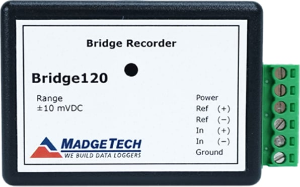 MadgeTech Bridge120-1000mV - 20 Hz Strain Gauge Recorder