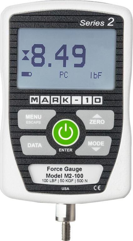 Mark-10 M2-5 - Series 2 Economical Digital Force Gauge (5lbF / 2.5kgF / 25N)