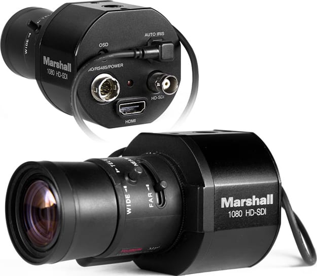 Marshall CV345-CS 2.2 Megapixel HD-SDI/3G-SDI Compact CS/C Mount Full-HD Cameras