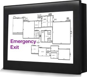 Marshall DV-1204 12' LCD Digital Signage Monitor with HDMI/VGA/RS232