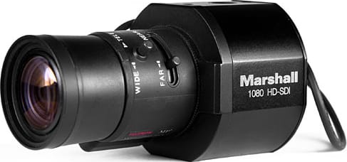 Marshall CV365-CGB Full-HD (3G/HD-SDI & HDMI) 2.5MP Compact GENLOCK Camera with AUDIO + HDMI