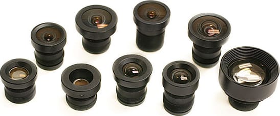 Marshall V-4402.1-2.5-HR 2.1mm F2.5 M12 Lens - Approx. 132° H. AOV