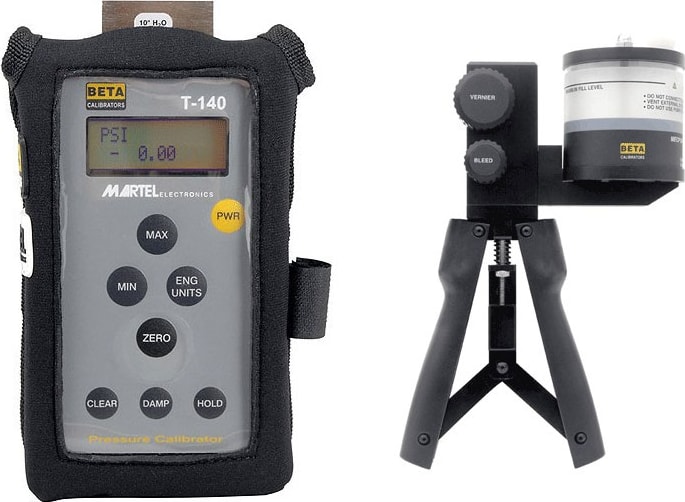 Martel T-140-3000 KIT Pressure Calibrator 3000 PSIG Kit with MECP10K pump