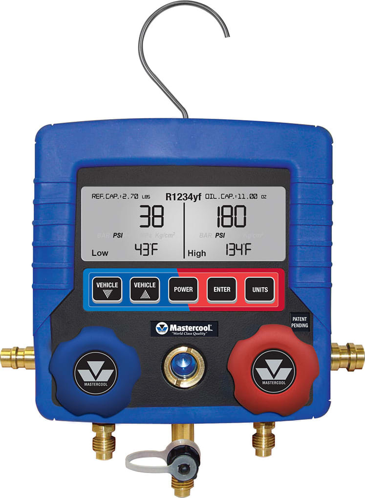 Mastercool 99134-AR - Dual R134a/R1234yf Digital Manifold