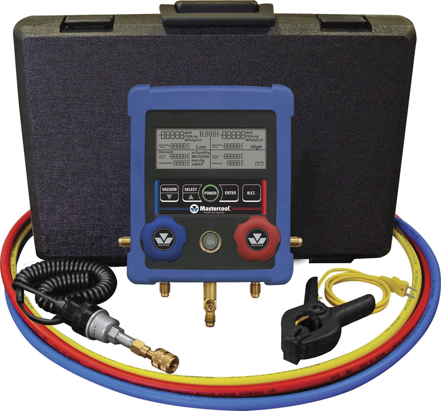 Mastercool 99773-R HVAC 2-Way Digital Manual Manifold