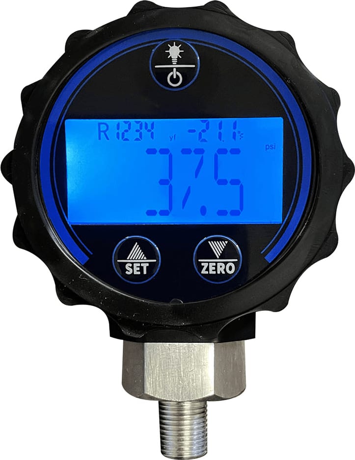 Mastercool DG-500 - Low Side Digital Gauge (MPA, kPA, Bar, PSI, kg/cm2, InHg, F, C)