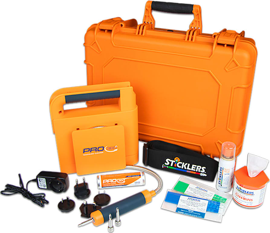 Sticklers MCC-P360-C - Touchless Connector Cleaner Combination Kit, Pro360 & Field Kit, Pro360 Series