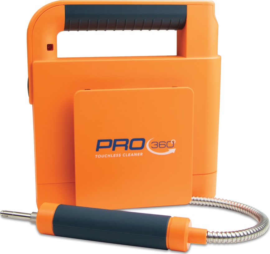 Sticklers MCC-P360 - Pro360 Touchless Connector Fiber Optic Cleaner Kit, Tool, Fluid Canister, 2 Tips
