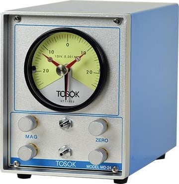 Shimpo MD-24L - Dual Channel Dial Type Air Gauge Micrometer in 50, 100 or 200 μm a,Capacity Scales