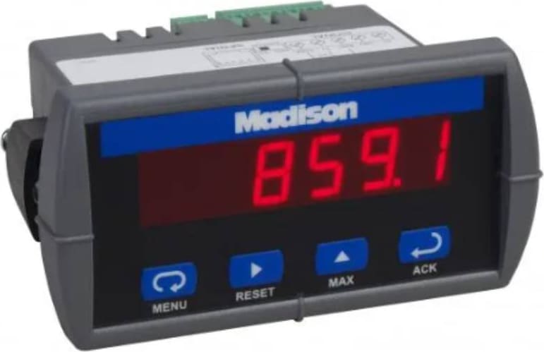 Madison Company MD4814-110-00 - Panel Meter, 4 Digits, 24VDC, 85-260VAC, NEMA 4X, MD4814 Series