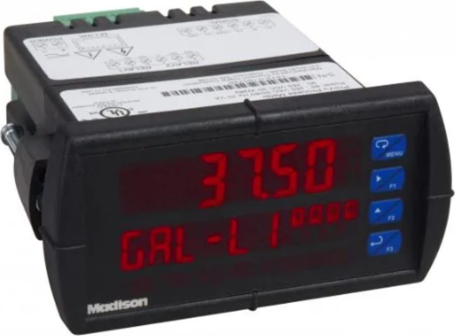 Madison Company MD4815-110-02 - Panel Meter, 2 SPDT, 6 Digit, 24VDC, 85-260VAC, NEMA 4X, MD4815 Series