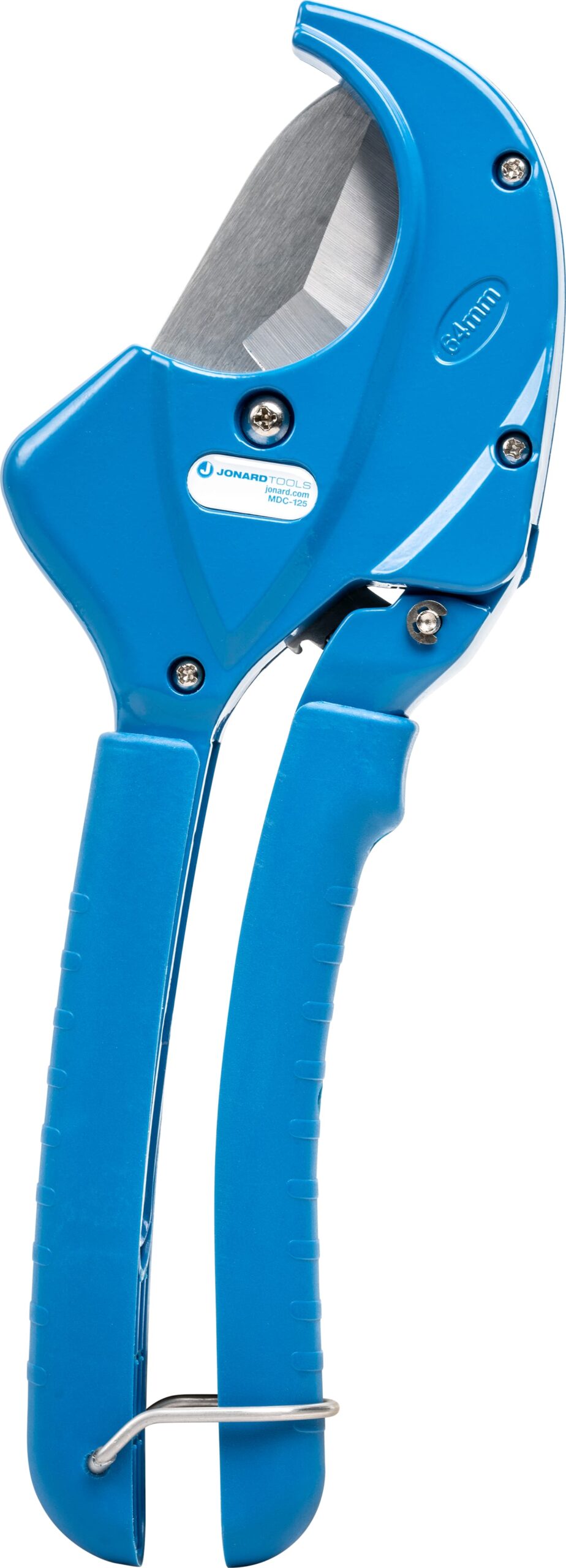 Jonard MDC-125 - Large Fiber Duct Cutter, W/Extra Long Handles, 2.52' Dia, Stainless Steel