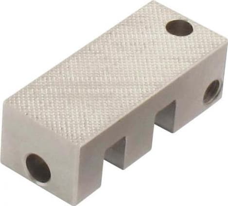 Mecmesin MEC11-20-BP - Pyramid Serrated Jaws for MEC11-20 Scissor Grip, 20 kN, 25 x 50 mm