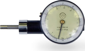 Mecmesin DT 102 - Low-cost Analogue Force Gauge, 0.25-2.5 kgf / 0.5-5 lbf, Push Only