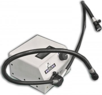 Meiji Techno FQ151 - Dual Arm Fiber Halogen Illumination System, 115V, 24 inch Arm Length