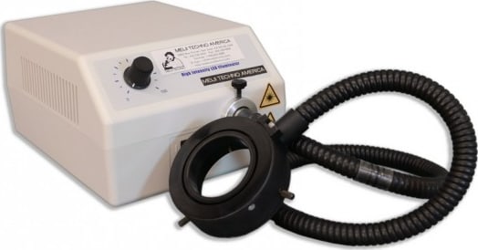 Meiji Techno FL-5000-EU-RL - Annular LED Fiber Optic Illuminator with European Standard Electrical Cord