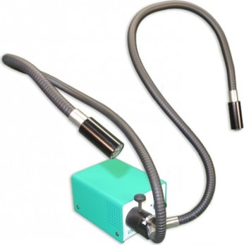 Meiji Techno FTM191 - Dual Arm LED Fiber Optic Illuminator