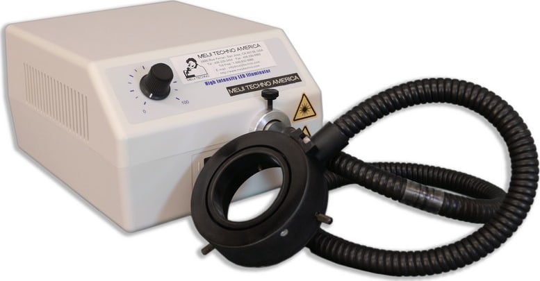 Meiji Techno FL-5000-US-RL - Annular LED Fiber Optic Illuminator