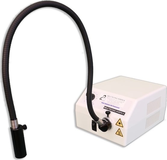 Meiji Techno FL-5000-US-SG - Single Arm LED Fiber Optic Illuminator