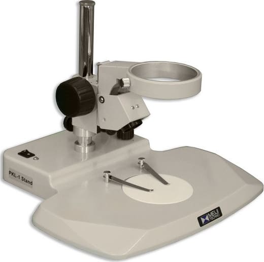 Meiji Techno PKL-1 - Pole Stand with Incident LED Lighting