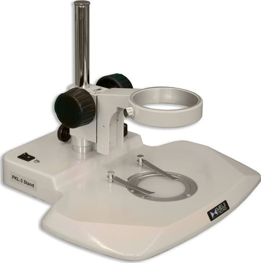 Meiji Techno PKL-3 Ergonomic Wide Pole Stand, Transmitted LED illumination