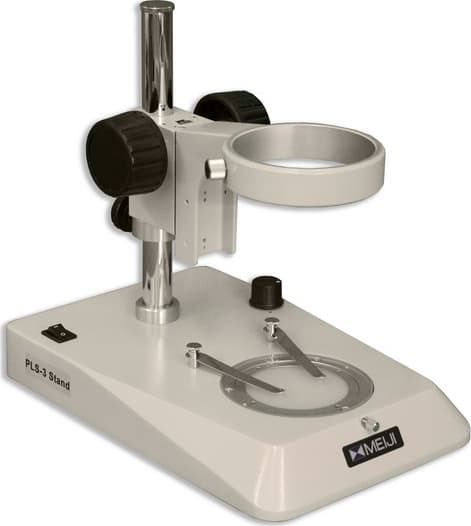 Meiji Techno PLS-3 - Narrow Pole Stand, Transmitted LED Illumination