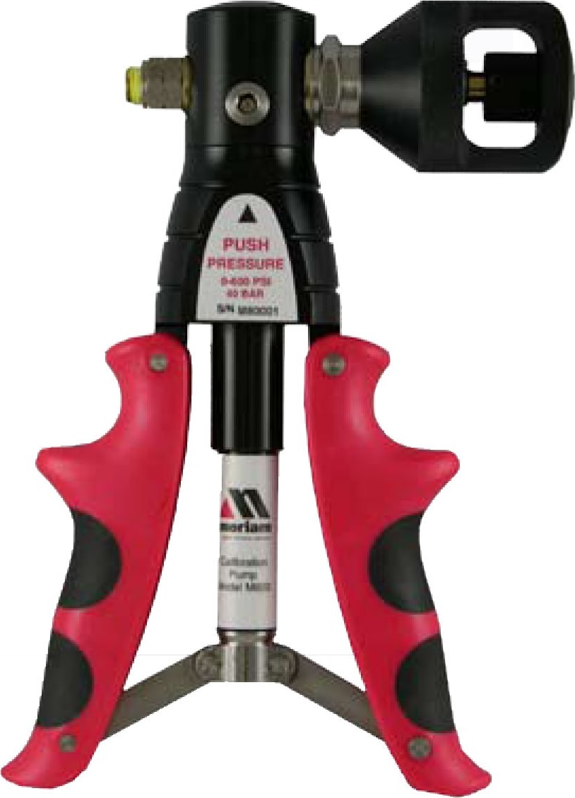 Meriam M600 (Z1066-6) Pressure/Vacuum Calibration Scissor Pump Only, 28InHg Vacuum to 600 PSIG (40 bar)