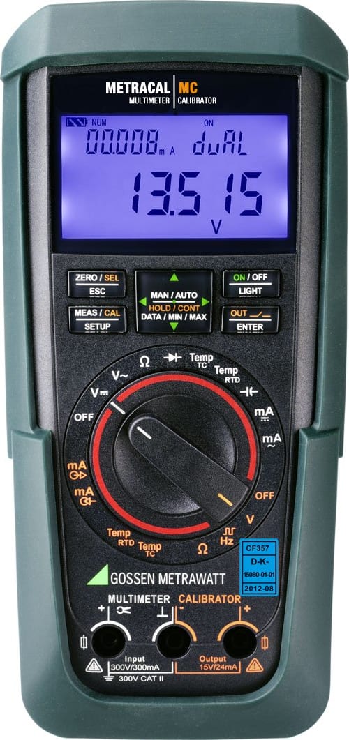 Gossen Metrawatt M245A - METRACAL MC Universal Calibrator, Simulator and Multimeter /Calibrator
