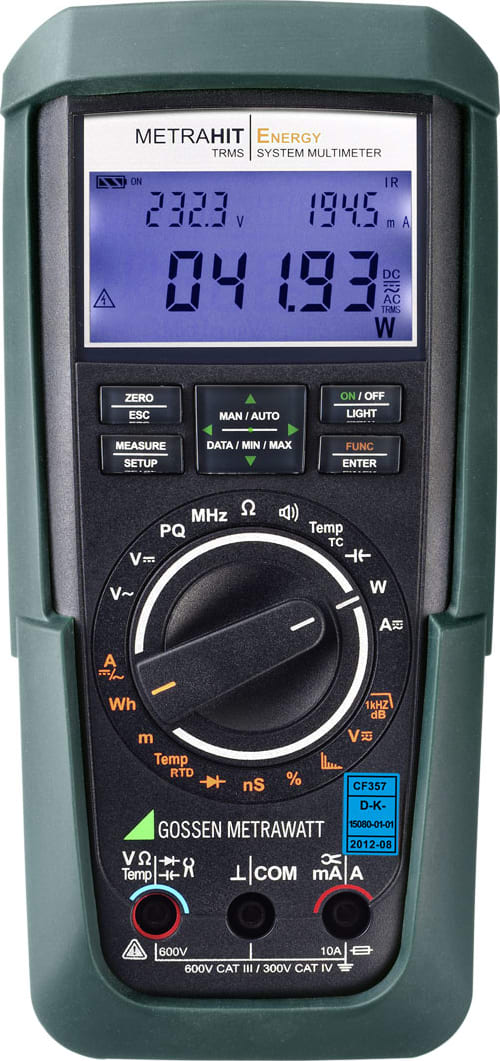 Dranetz M249A - Metrahit Energy With 3 Safety Measurement Cables And 4 Mm Test