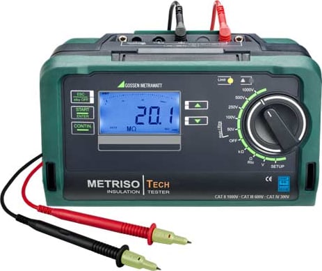 Gossen Metrawatt M550P - 1000V Digital Insulation Tester, Digital and Analogue Display