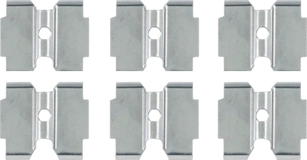 Metro 9184Z - Additional Plated Tabs for Super Erecta Solid Shelving, Pack of 6
