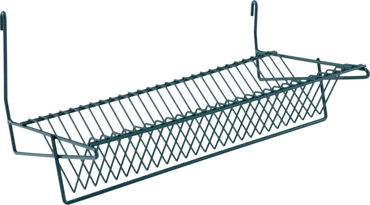 Metro IWA-S11K3 - SmartWall Slanted Lid Holder/Drying Shelf, Metroseal Green Epoxy