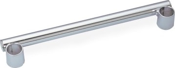 Metro PH18NC - Push Handle For Super Erecta Industrial Wire Shelving, 18'L x 2'D x 1.5'H, Steel, Chrome Finish