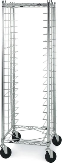 Metro RE1 - End-Load Wire Bun Pan Rack, 2000 lbs. Capacity, 1.5' Spacing, Brite Finish