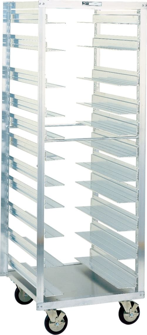 Metro RT115N - End-Load Knock Down Pan Racks, 5″ Slide Spacing, 20.375″W x 28″D x 64.125″H