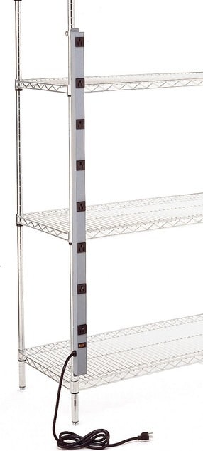 Metro CPS48 - Super Erecta Post-Mounted Power Strip, 48'