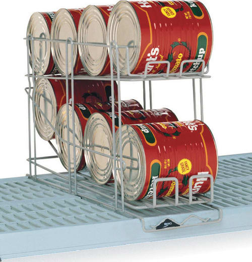 Metro CR24E - Can Rack System for MetroMax I and Q Industrial Plastic Shelving, Taupe