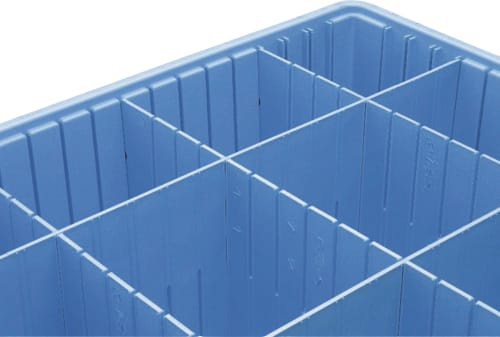 Metro DS93050BAS - Static Dissipative Divider, 15 On Width, 120-225, Blue