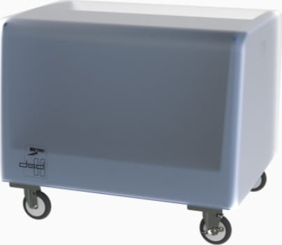 Metro DSDV11 - Vinyl Dust Cover for Side-Load Polymer Dish/Tray Cart (DSD11), Clear