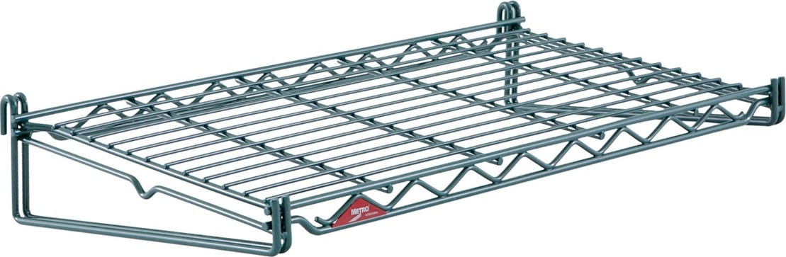 Metro FGS1224K3 - SmartWall Flat Grid Shelf, Metroseal Green Epoxy, 12″W x 24″L