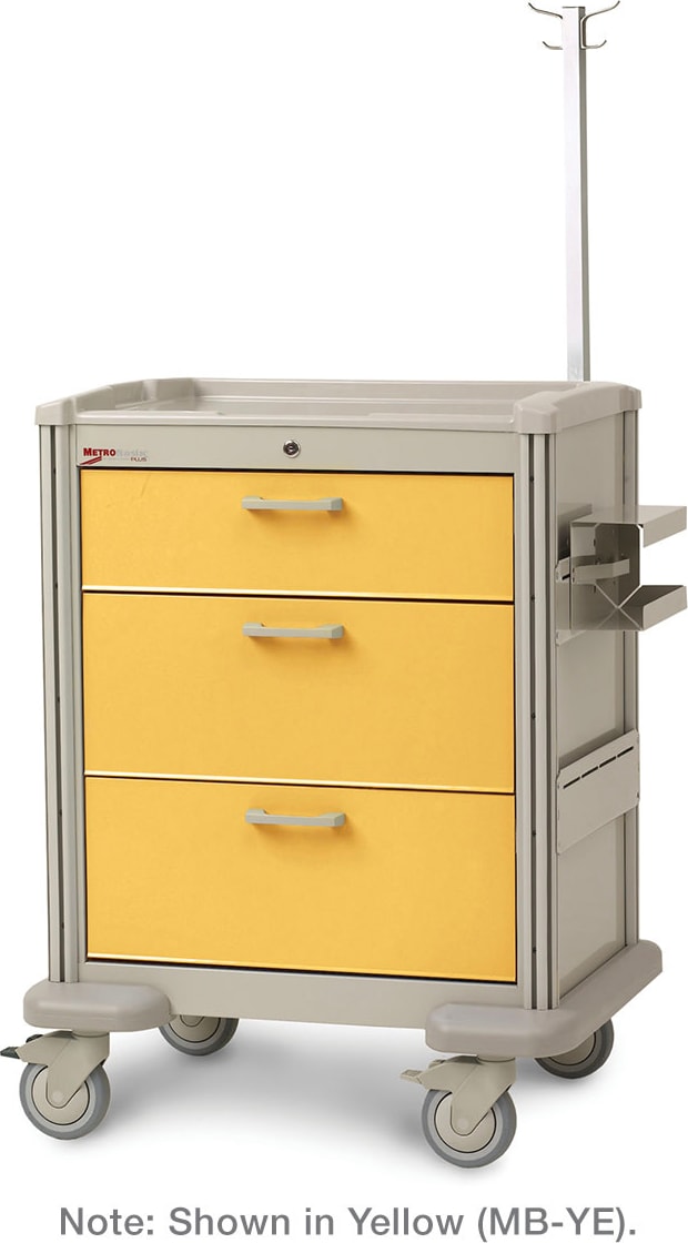 Metro MBP0120ISO - Basix Plus Isolation Cart, Steel/Aluminum/Polymer, Taupe