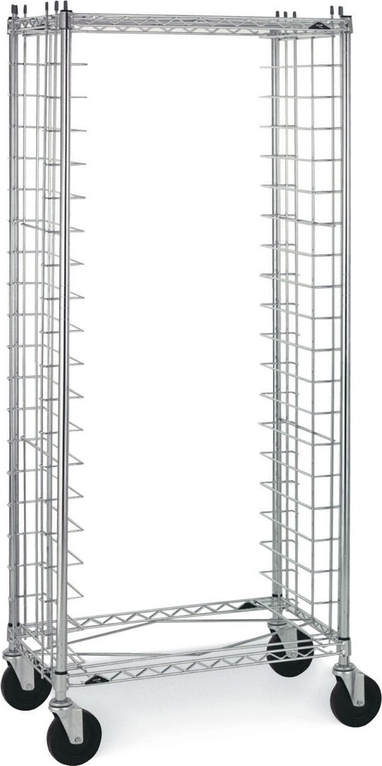 Metro RS3 - Side-Load Wire Bun Pan Rack, 3' Slide Spacing
