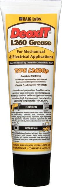 Caig Labs L260-C50G - DeoxIT Lithium Grease, for Electrical and Mechanical Devices, 50g Cartridge