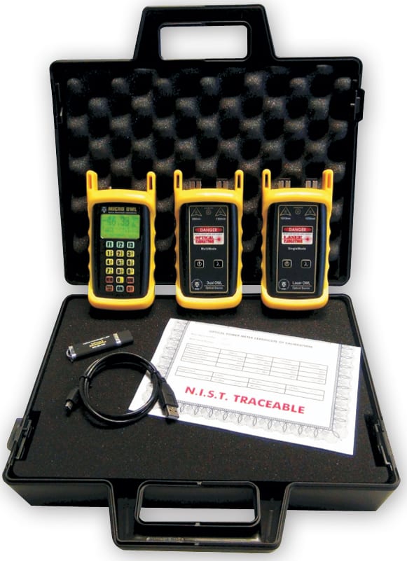 OWL KIT-WT-D285xx-L213xx WaveTester Dual OWL 850 / Laser OWL 1310 MM/SM Test Kit