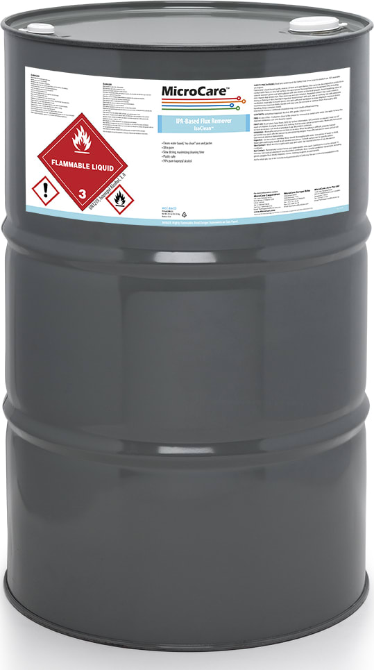 MicroCare MCC-BACD - IPA Flux Remover, IsoClean (55 Gallon Drum)