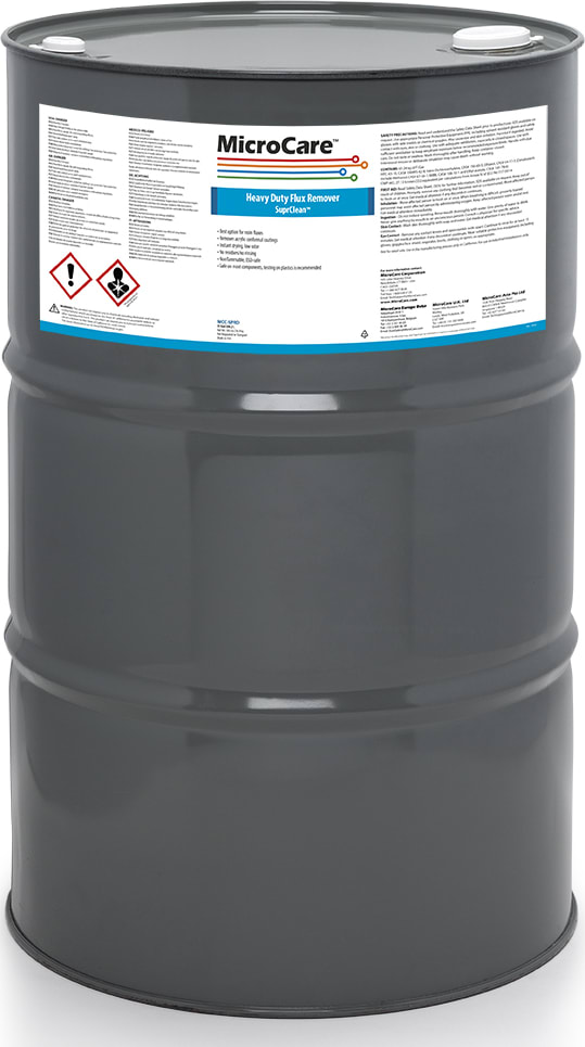 MicroCare MCC-SPRD - Heavy Duty Flux Remover, SuprClean (55 Gallon Drum)