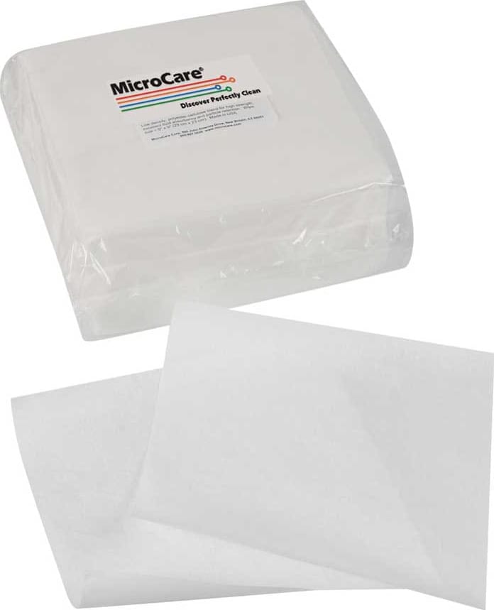 MicroCare MCC-W99SE - Micro-Knit Clean Room Wipes, Prelaundered. Cleanroom Class 10, 150 Sheets/Bag
