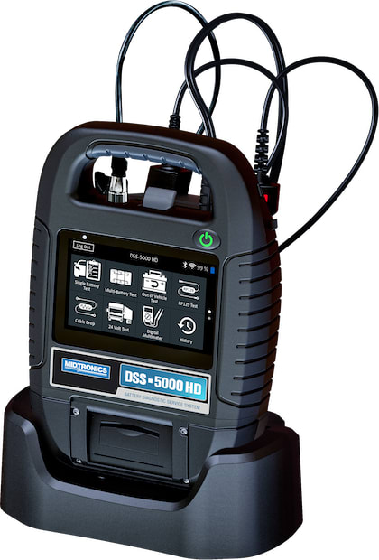 Midtronics DSS-5000 HD - Heavy-Duty Battery & Electrical System Analyzer (Tester and Dock)
